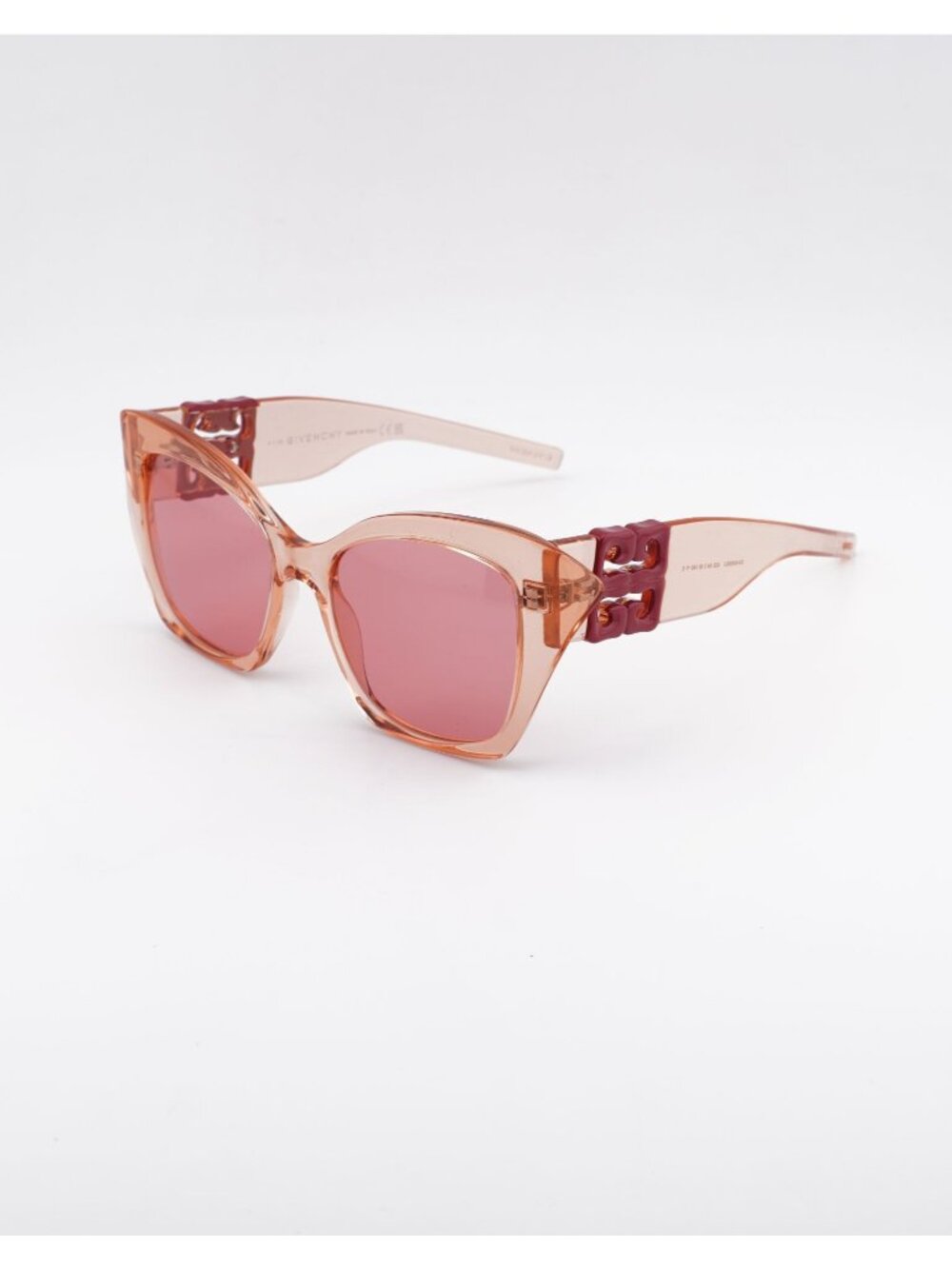 Givenchy GV40096U 42S Sunglasses Pink Butterfly Frame, Pink Lenses